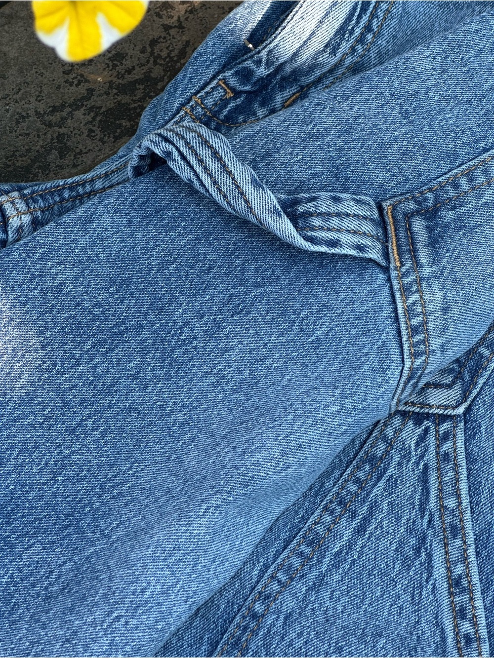 Scoop Carpenter Jeans Women’s Size 8 Wide Leg Utility Denim Light Wash Blue - Picture 9 of 13